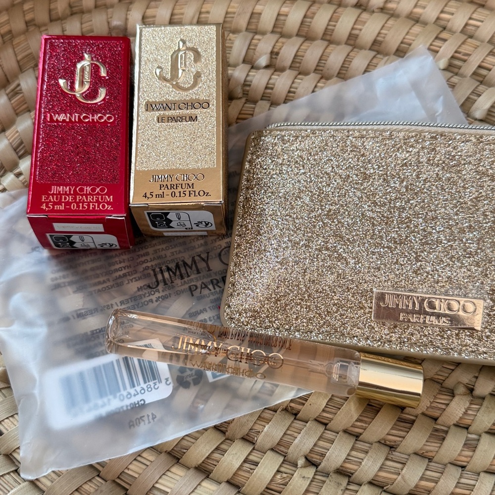 Jimmy Choo Perfume and Gold Pouch - Picture 3 of 5